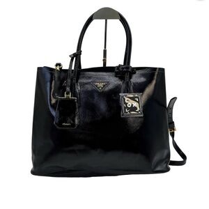 Prada Saffiano Vernice Large Tote